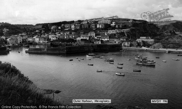 Photo of Mevagissey, Outer Harbour c.1960
