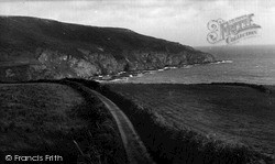 Road To Hemmick Bay c.1955, Mevagissey