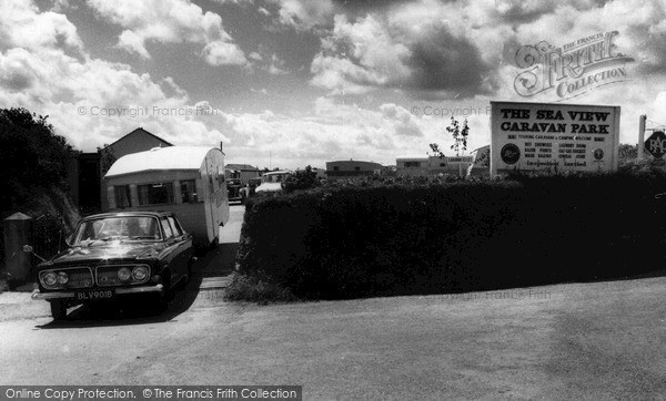 Photo of Mevagissey, Sea View Caravan Park c.1965