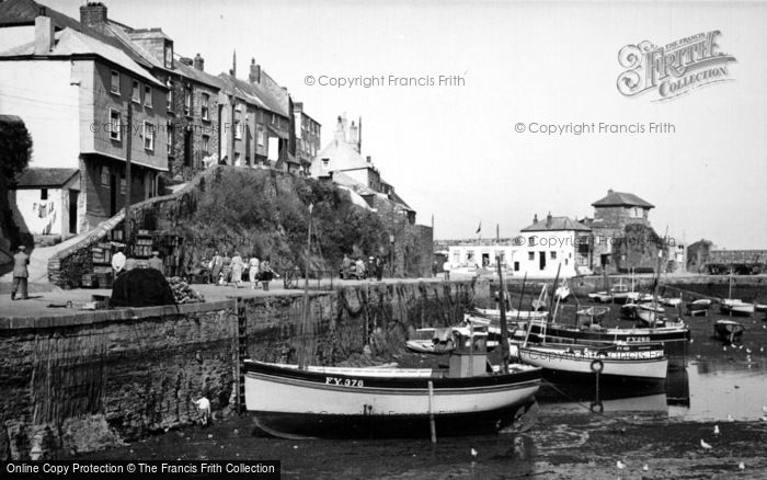 Photo of Mevagissey, Seagull Cafe And Harbour c.1955