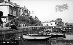 Seagull Cafe And Harbour c.1955, Mevagissey