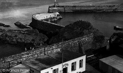 Seagull Cafe And Harbour Entrance c.1955, Mevagissey