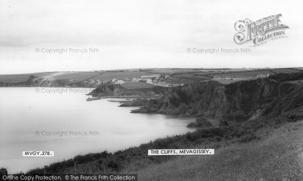Photo of Mevagissey, The Cliffs c.1965