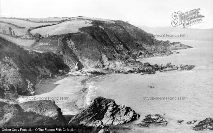 Photo of Mevagissey, The Coastline c.1955