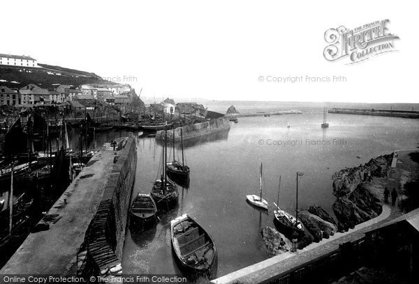Photo of Mevagissey, The Harbour 1890