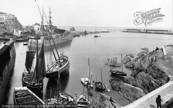 Photo of Mevagissey, The Harbour 1890