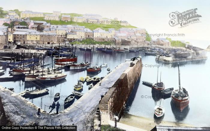Photo of Mevagissey, The Harbour 1924