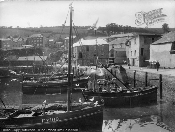 Photo of Mevagissey, The Harbour 1928