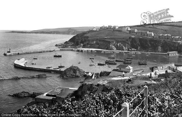 Photo of Mevagissey, The Harbour And Coastline 1928