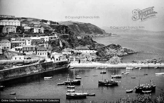 Photo of Mevagissey, The Harbour And Coastline c.1955