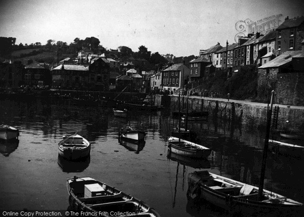 Photo of Mevagissey, The Harbour And Cottages c.1955