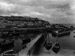 The Harbour And East Cliff 1928, Mevagissey