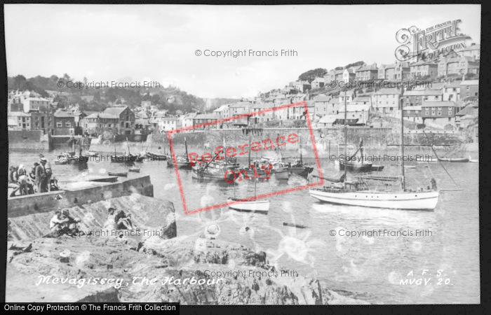 Photo of Mevagissey, The Harbour c.1955