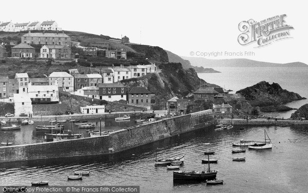 Photo of Mevagissey, The Harbour c.1955