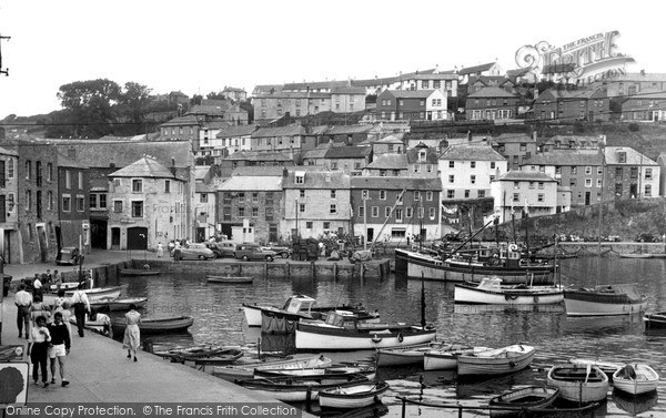 Photo of Mevagissey, The Harbour c.1955