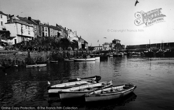 Photo of Mevagissey, The Harbour c.1955