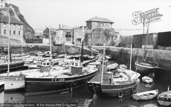 Photo of Mevagissey, The Harbour c.1955