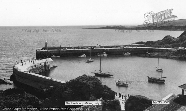 Photo of Mevagissey, The Harbour c.1965