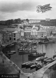 The Harbour, Fishing Boats 1920, Mevagissey