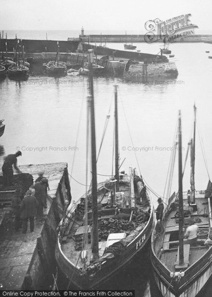 Photo of Mevagissey, The Harbour, Fishing Boats 1924
