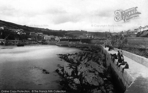 Photo of Mevagissey, The Harbour From The Pier 1890