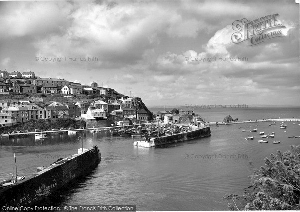 Photo of Mevagissey, The Inner And Outer Harbour c.1958