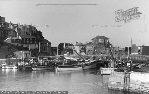 Photo of Mevagissey, The Lookout And Harbour c.1955