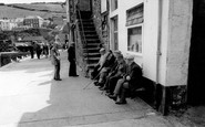 Mevagissey, The Old Men's Parliament c1955