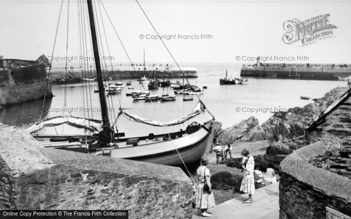 Photo of Mevagissey, The Outer Harbour c.1955
