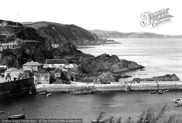 Photo of Mevagissey, The Quay And The Cliffs c.1955
