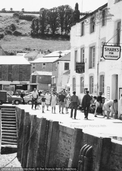 Photo of Mevagissey, Tourists On The Quayside c.1965