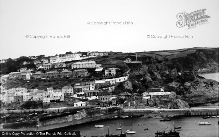Photo of Mevagissey, Town From Polkirt Hill c.1955