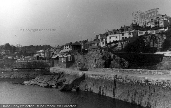 Photo of Mevagissey, View From Harbour Light c.1955