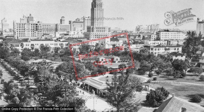 Photo of Miami, Lummus Park And Downtown c.1930