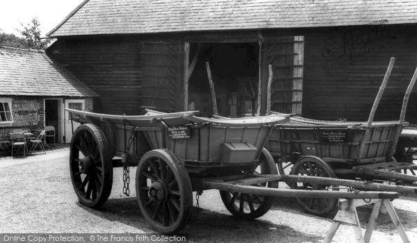 Photo of Michelham Priory, A Sussex Broad Wheeled Wagon c.1965