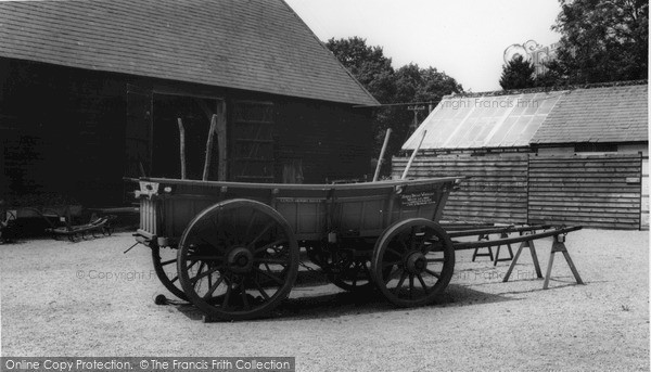Photo of Michelham Priory, A Sussex Broad Wheeled Wagon c.1965