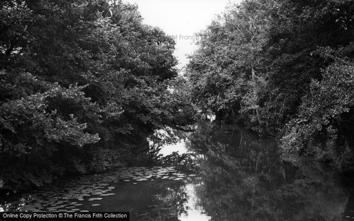 Photo of Michelham Priory, The Moat c.1955