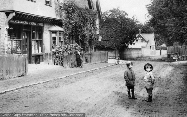 Photo of Mickleham, Boys By The Village Store 1904