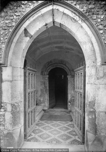 Photo of Mickleham, Church West Doorway 1910