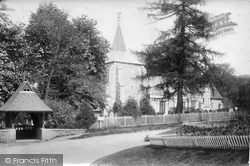 St Michael's Church And Lychgate 1897, Mickleham