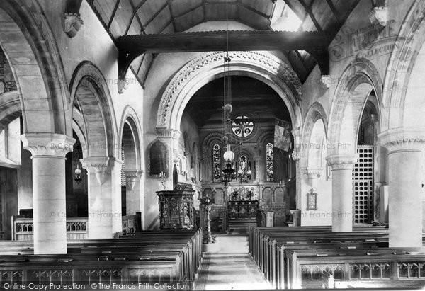 Photo of Mickleham, St Michael's Church Interior 1906