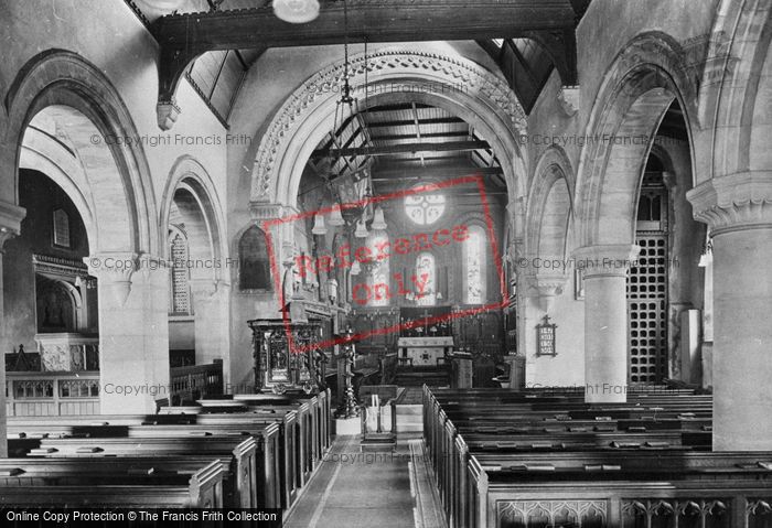 Photo of Mickleham, St Michael's Church, Interior 1921