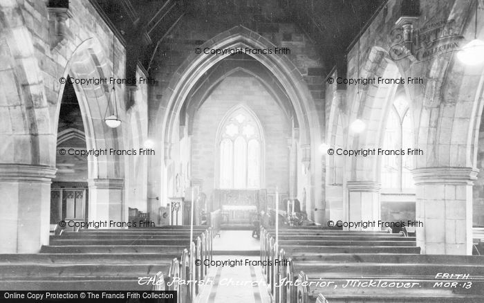Photo of Mickleover, Parish Church, Interior c.1950