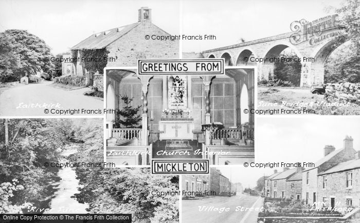 Photo of Mickleton, Composite c.1955