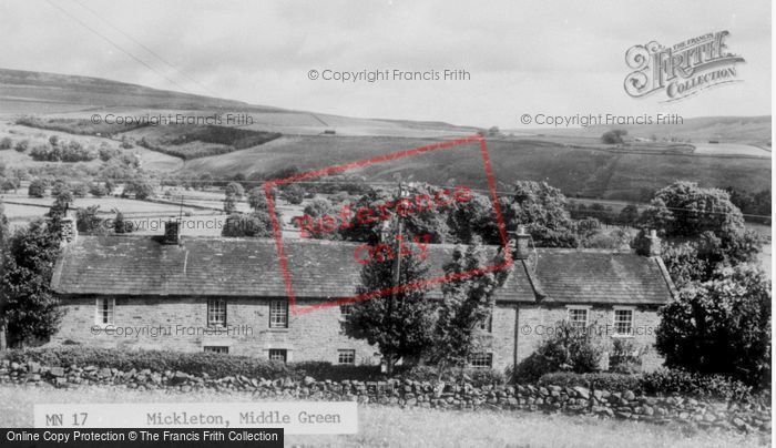 Photo of Mickleton, Middle Green c.1955
