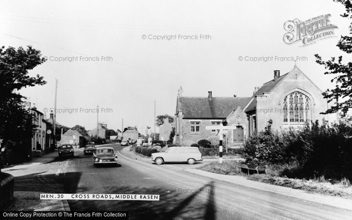 Photo of Middle Rasen, Cross Roads c.1965