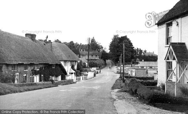 Photo of Middle Wallop, The Cross Roads c.1955