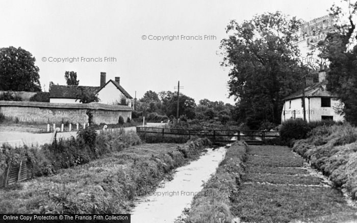Photo of Middle Wallop, Watercress Beds From Cross Roads c.1955