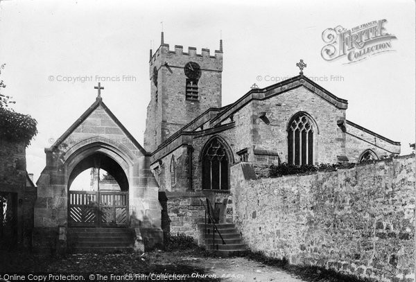 Photo of Middleham, Church And Lychgate 1902