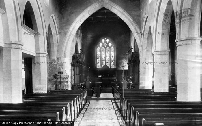 Photo of Middleham, Church Interior 1896